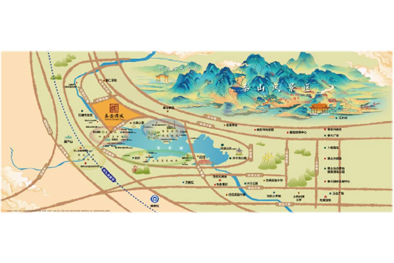 “天平湖·泰岳国风”项目D